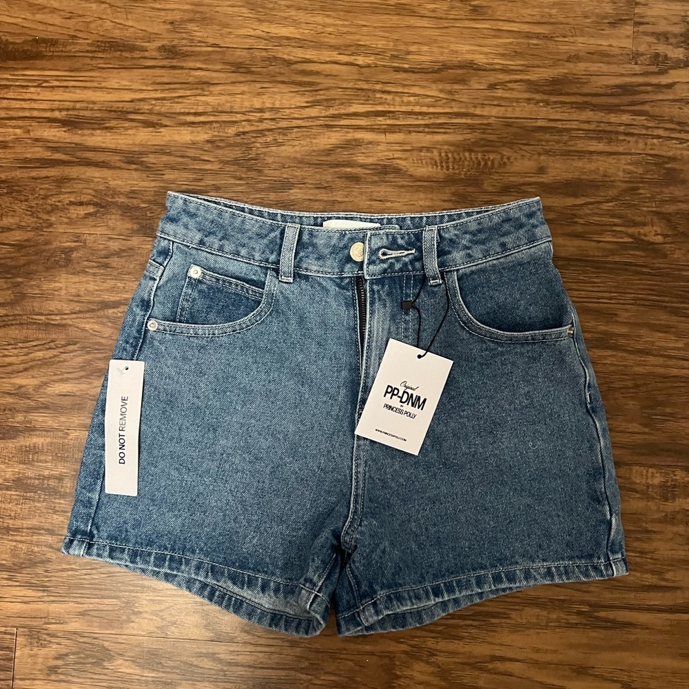 Princess Polly Tropicana Classic Blue Jean Denim Shorts